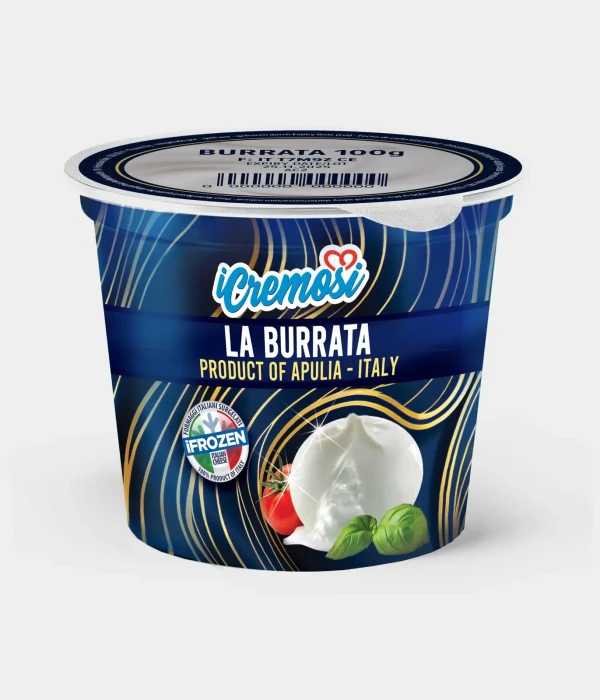 BURRATA SURGELATA BARATTOLO 100g - I Cremosi