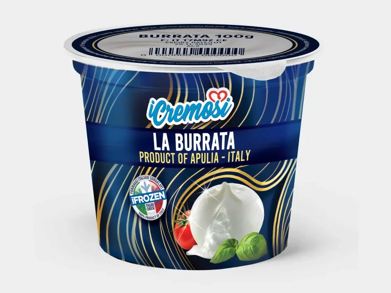 BURRATA SURGELATA BARATTOLO 100g - I Cremosi