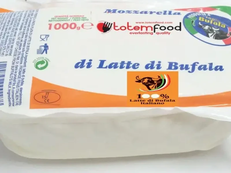 FILONE DI MOZZARELLA DI BUFALA SURGELATA SACCHETTO SIGILLATO SOTTOVUOTO 1kg_2