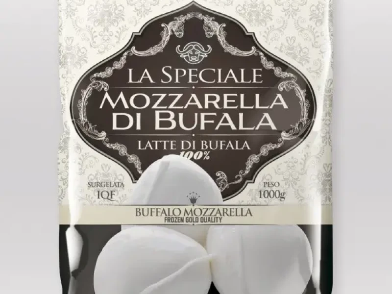 MOZZARELLA DI BUFALA CONGELATA “LA SPECIALE per pizza” 1kg (10x100g)_2